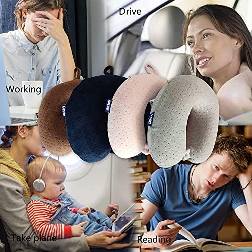 Gosider Memory Foam Travel Pillow U Shape Neck Support