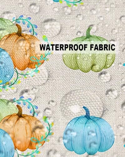 Waterproof Pillow Protectors 2 Pack Retro Beige 12x20 Inch