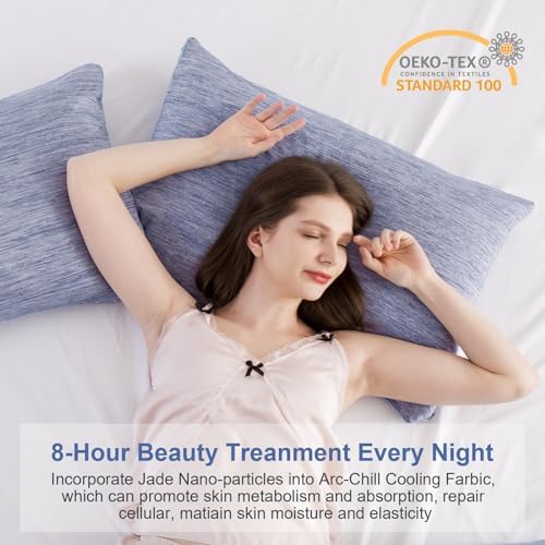 Elegear Double-Sided Cooling Pillowcases Set of 2