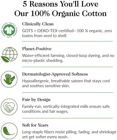 Sweave Organic Cotton Pillowcases Set of 2