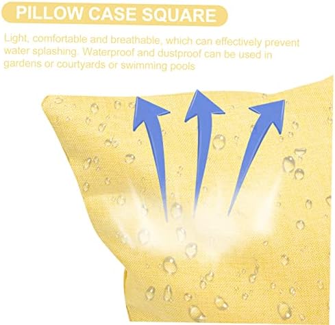 TOGEVAL Waterproof Outdoor Pillow Cover for Garden and Sofa