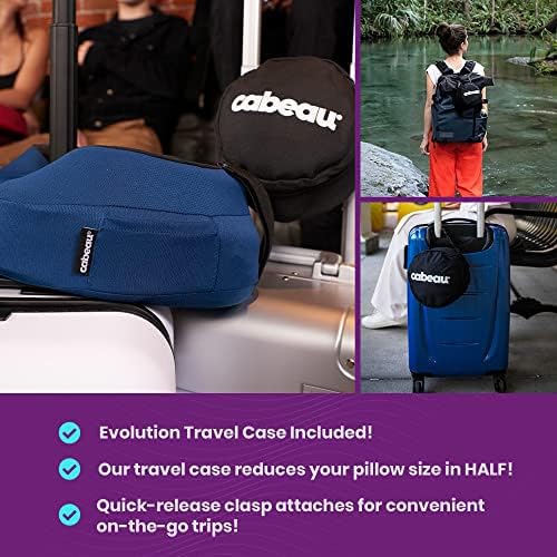 Cabeau Evolution S3 Travel Pillow - 360 Support Memory Foam