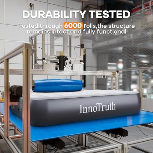 InnoTruth Queen Air Mattress with Built-in Pump and 13 Raised Comfort