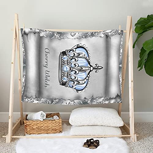 Personalized Baby Blanket with Name - 30x40 Inches Flannel Fleece Throw