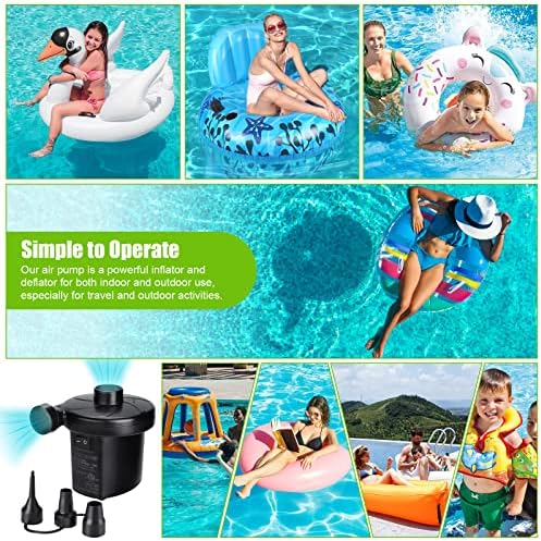 CAMULAND 130W Electric Air Pump with 3 Nozzles