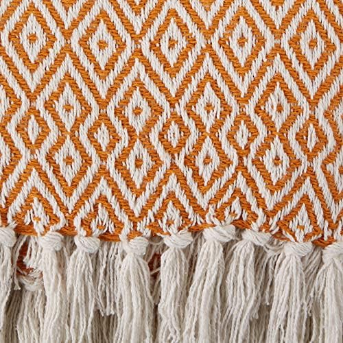 DII Rustic Farmhouse Woven Throw 50x60